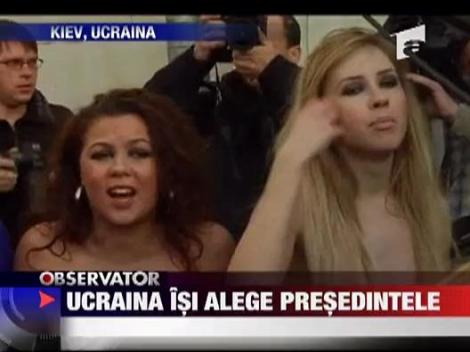 Ucraina isi alege presedintele