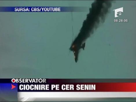 Accident pe cer senin