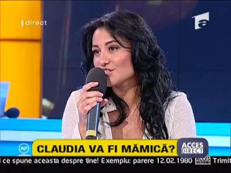 Claudia va fi mamica?