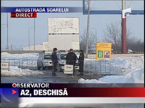 Autostrada Soarelui a fost redeschisa