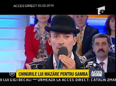 Chinurile lui Mazare pentru Samba