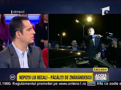 Nepotii lui Becali, pacaliti de Zmarandescu