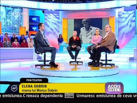 Elena Dobrin: "Marius nu e fiul lui Nicolae Dobrin"