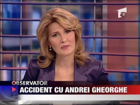 Andrei Gheorghe, implicat intr-un accident usor