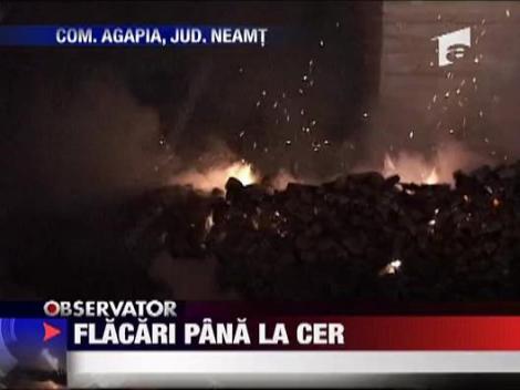 Incendiu in Neamt