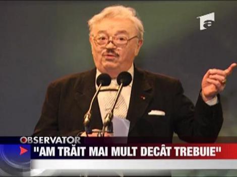 Ion Lucian a ramas fara pensie