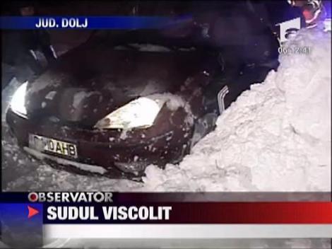 Sudul Romaniei viscolit