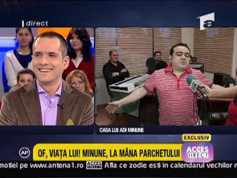 Adi Minune canta pentru sotia sa!