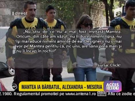 Mantea ia barbatul, Alexandra - Meseria