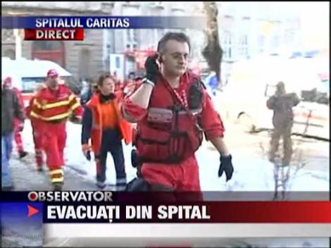 Evacuati din spital