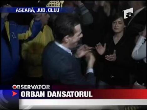 Orban a facut show pe ringul de dans