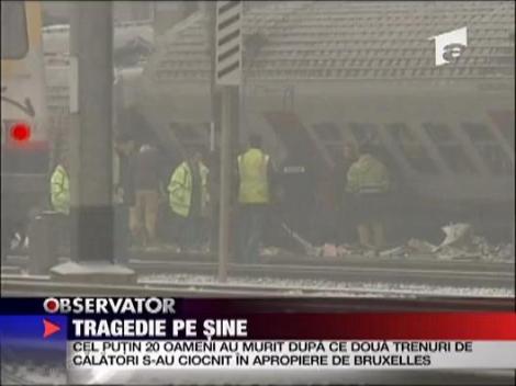 Accident feroviar in Belgia