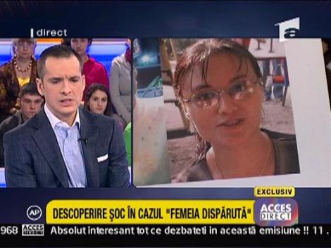 Descoperire soc in cazul "Femeia disparuta"