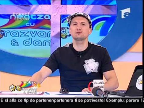 Razvan si Dani vin dupa o seara de pomina