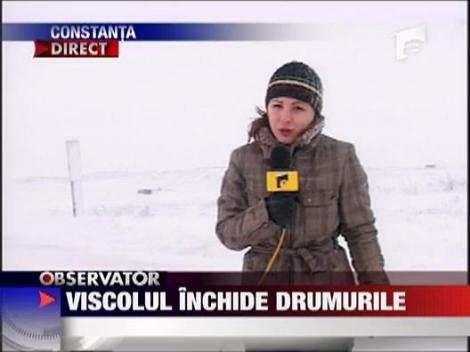 Viscolul inchide drumurile