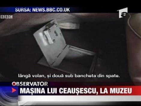 Limuzina lui Ceausescu, obiect de atractie intr-un muzeu din Franta