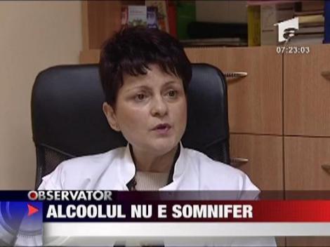 Alcoolul nu e somnifer