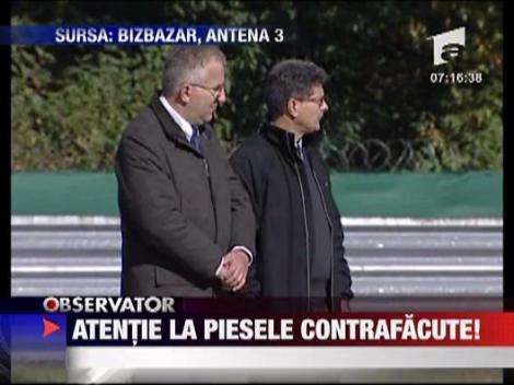 Atentie la piesele contrafacute