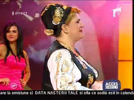Nicoleta Voica a cantat la Acces Direct