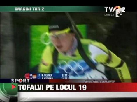 Biatlonista Eva Tofalvi, locul 19 la JO de la Vancouver