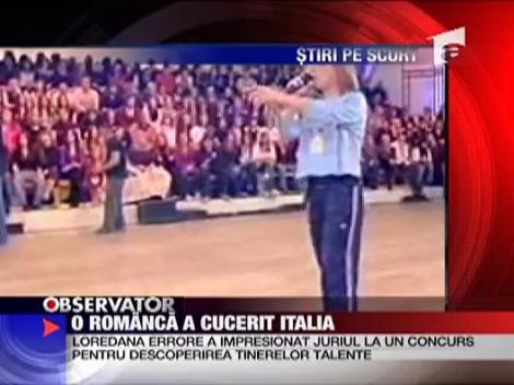 O romanca a cucerit Italia