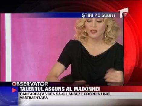 Madonna vrea sa-si lanseze propria linie vestimentara