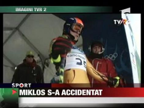 Edit Miklos s-a accidentat la coborare