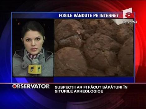 Fosile vandute pe internet