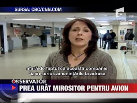 Mirosea prea urat ca sa-l lase in avion