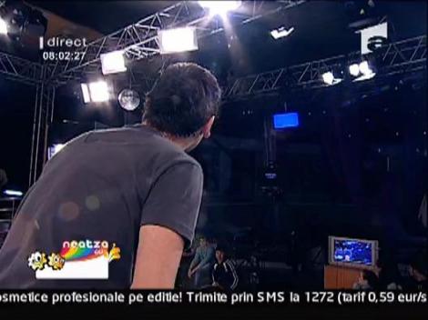 Razvan face cattering pe schele