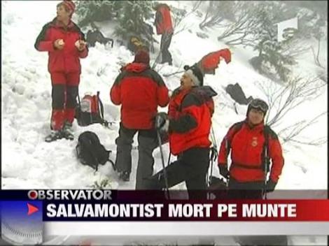 Salvamontist mort pe munte