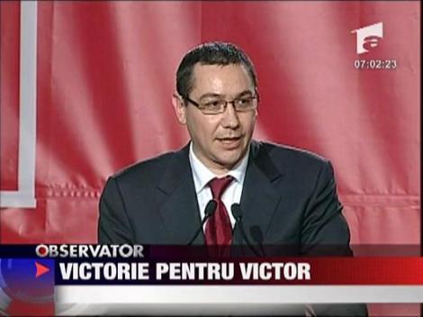 Victor Ponta, ales presedinte la PSD