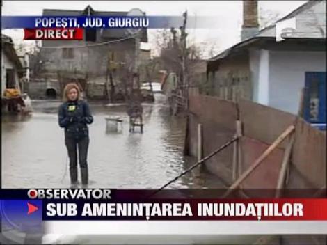 Inundatii in  judetul Giurgiu