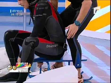 Proba de sanie dublu, cu Razvan si Dani