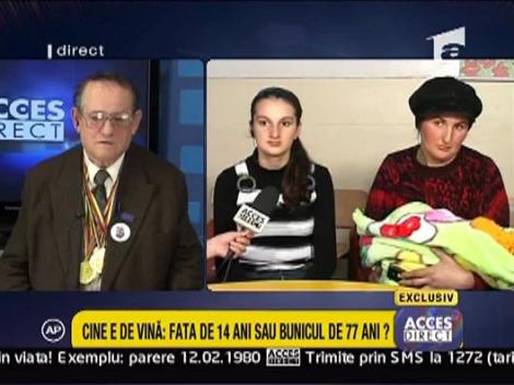 Cine e de vina: fata de 14 ani sau bunicul de 77ani?