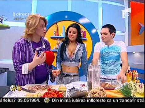 Vladut a gatit salata de boef de Dragobete