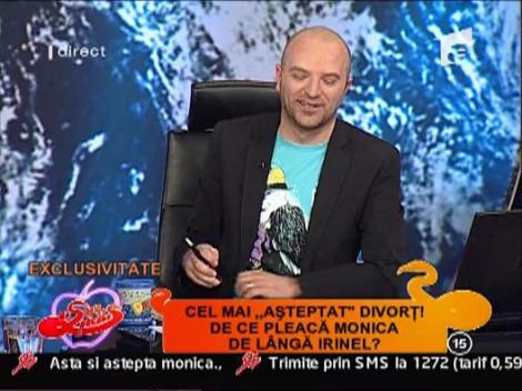 Moni: "Irinel mi-a dat acum mesaj! Nu divortam!"