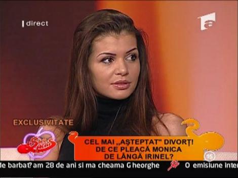 Moni: "Ma remarit in 6 luni, daca divortez de Iri"