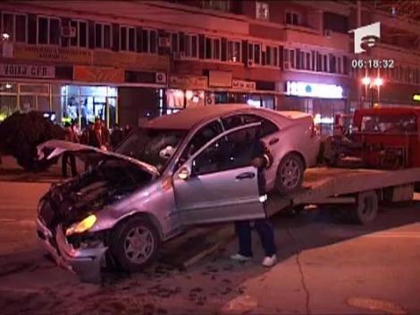 Accident de masina in trei la Tulcea