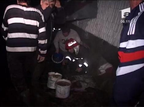 Incendiu stins cu greu in Dambovita