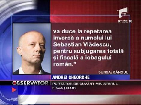 Andrei Gheorghe nu mai e consilier