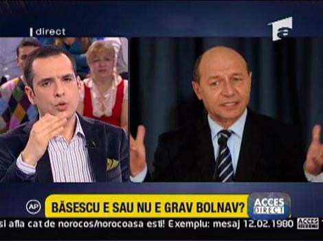C. V. Tudor: "Basescu e suferind"