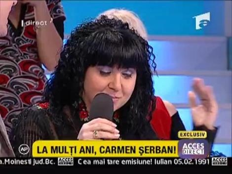 Carmen Serban, despre viata sa!