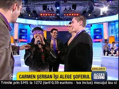 Carmen Serban isi alege soferul