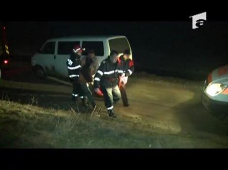 Salvare spectaculoasa din lacul inghetat