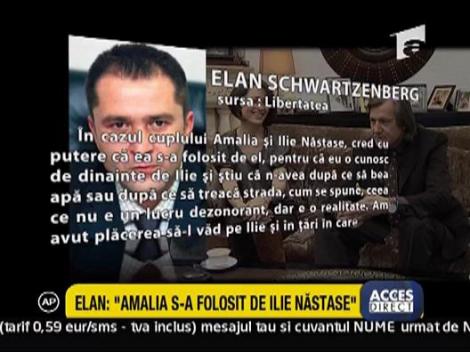 Elan: "Amalia s-a folosit de Ilie Nastase"