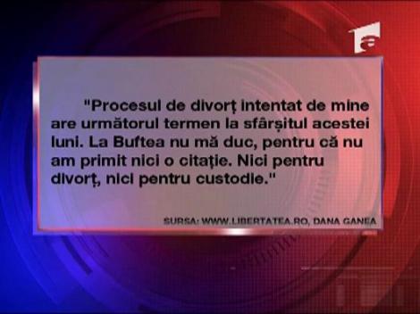 Sotia lui Ganea nu-l mai vrea