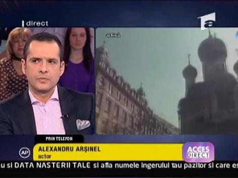 Alexandru Arsinel: "Eram in teatru la cutremur"