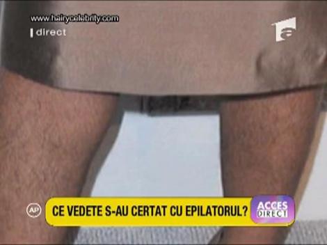 Ce vedete s-au certat cu epilatorul