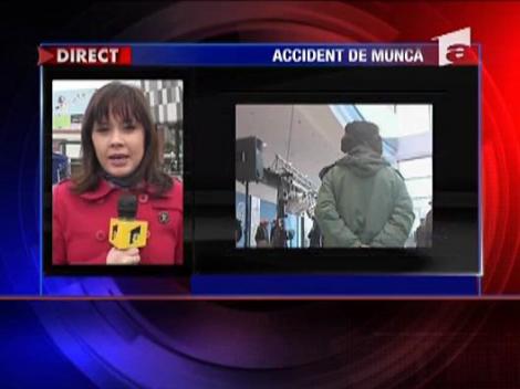 Accident de munca langa Mall